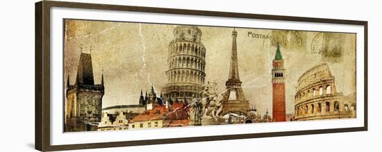 Vintage Postal Card - European Holidays-Maugli-l-Framed Premium Giclee Print