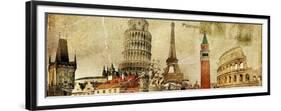 Vintage Postal Card - European Holidays-Maugli-l-Framed Premium Giclee Print