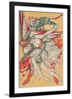 Vintage Poster design for the ballet The Firebird, 1915-Leon Bakst-Framed Giclee Print