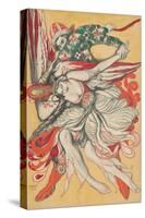 Vintage Poster design for the ballet The Firebird, 1915-Leon Bakst-Stretched Canvas