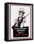 Vintage Poster of Uncle Sam Holding a Rifle and Holding Out a Liberty Bond-Stocktrek Images-Framed Stretched Canvas