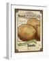 Vintage Potato Seed Packet-null-Framed Giclee Print