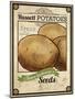 Vintage Potato Seed Packet-null-Mounted Giclee Print