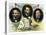 Vintage Print of Presidents James Garfield, Abraham Lincoln, and William Mckinley-Stocktrek Images-Stretched Canvas