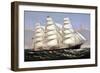 Vintage Print of the Clipper Ship Three Brothers-Stocktrek Images-Framed Premium Giclee Print