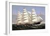 Vintage Print of the Clipper Ship Three Brothers-Stocktrek Images-Framed Premium Giclee Print