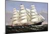 Vintage Print of the Clipper Ship Three Brothers-Stocktrek Images-Mounted Art Print