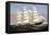 Vintage Print of the Clipper Ship Three Brothers-Stocktrek Images-Framed Stretched Canvas