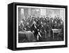 Vintage Print of the First Twenty-one Presidents Seated Together in the White House-Stocktrek Images-Framed Stretched Canvas