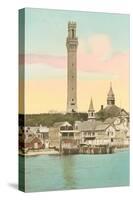 Vintage Provincetown-null-Stretched Canvas