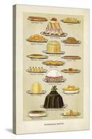 Vintage Puddings-The Vintage Collection-Stretched Canvas