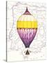 Vintage Purple Air Balloon-Hope Smith-Stretched Canvas