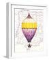 Vintage Purple Air Balloon-Hope Smith-Framed Art Print