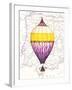 Vintage Purple Air Balloon-Hope Smith-Framed Art Print