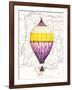 Vintage Purple Air Balloon-Hope Smith-Framed Art Print