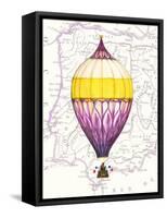 Vintage Purple Air Balloon-Hope Smith-Framed Stretched Canvas