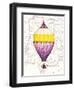 Vintage Purple Air Balloon-Hope Smith-Framed Art Print