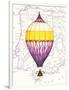 Vintage Purple Air Balloon-Hope Smith-Framed Art Print