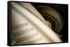 Vintage Racing Car with Exhaust and Air Vents Close Up-Will Wilkinson-Framed Stretched Canvas