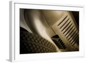 Vintage Racing Car with Exhaust and Air Vents Close Up-Will Wilkinson-Framed Photographic Print