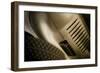 Vintage Racing Car with Exhaust and Air Vents Close Up-Will Wilkinson-Framed Premium Photographic Print