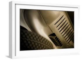 Vintage Racing Car with Exhaust and Air Vents Close Up-Will Wilkinson-Framed Photographic Print