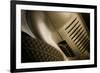 Vintage Racing Car with Exhaust and Air Vents Close Up-Will Wilkinson-Framed Photographic Print