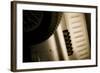 Vintage Racing Car with Exhaust and Air Vents Close Up-Will Wilkinson-Framed Photographic Print