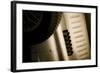 Vintage Racing Car with Exhaust and Air Vents Close Up-Will Wilkinson-Framed Photographic Print