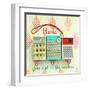 Vintage Radio Inspirational-Vicki Dvorak-Framed Art Print