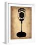 Vintage Radio Microphone-NaxArt-Framed Art Print