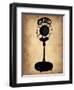 Vintage Radio Microphone-NaxArt-Framed Art Print