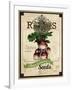 Vintage Radish Seed Packet-null-Framed Giclee Print