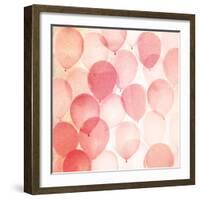 Vintage Red Balloons B-THE Studio-Framed Giclee Print