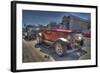 Vintage Red Car-Robert Kaler-Framed Photographic Print