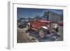 Vintage Red Car-Robert Kaler-Framed Photographic Print