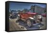 Vintage Red Car-Robert Kaler-Framed Stretched Canvas