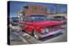 Vintage Red Car-Robert Kaler-Stretched Canvas