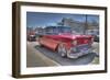 Vintage Red Car-Robert Kaler-Framed Photographic Print