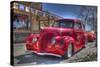 Vintage Red Car-Robert Kaler-Stretched Canvas