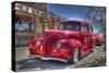 Vintage Red Car-Robert Kaler-Stretched Canvas