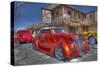 Vintage Red Car-Robert Kaler-Stretched Canvas