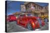 Vintage Red Car-Robert Kaler-Stretched Canvas