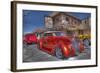 Vintage Red Car-Robert Kaler-Framed Photographic Print