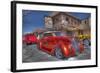 Vintage Red Car-Robert Kaler-Framed Photographic Print