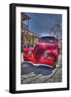 Vintage Red Car-Robert Kaler-Framed Photographic Print