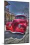 Vintage Red Car-Robert Kaler-Mounted Photographic Print