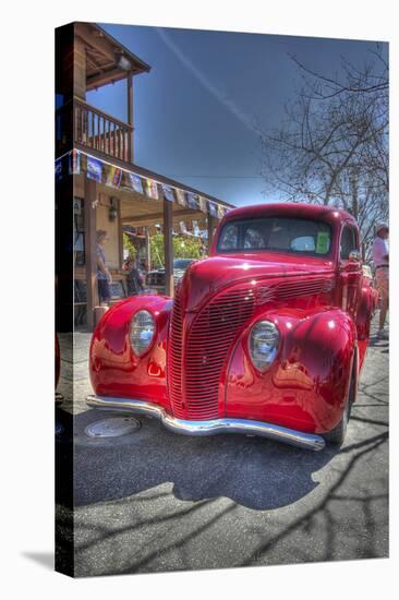 Vintage Red Car-Robert Kaler-Stretched Canvas