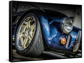 Vintage Retro American Car-David Challinor-Framed Stretched Canvas