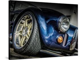 Vintage Retro American Car-David Challinor-Stretched Canvas